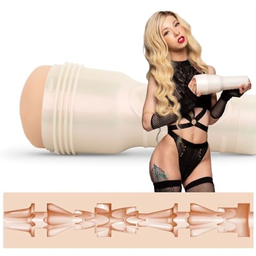 Fleshlight - Kenzie Reeves Creampuff - diskreter, stabiler Masturbator aus realistischem SuperSkin Material