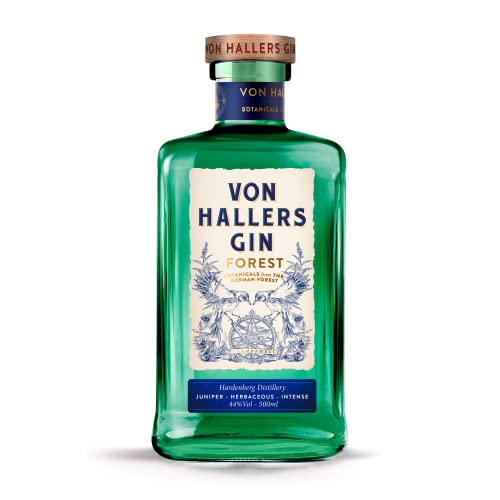 Von Hallers Gin I Forest I Intensiv würziger Geschmack I 44% Vol. I 500 ml