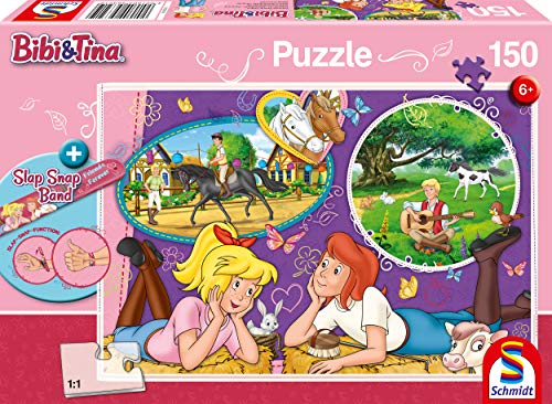 Schmidt Spiele Puzzle 56321 Blocksberg/Bibi & Tina Bibi und Tina, Freundinnen für Immer, 150 Teile Kinderpuzzle, bunt