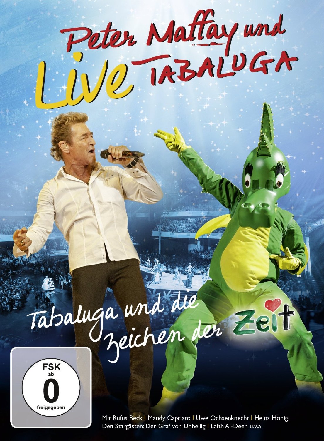 Peter Maffay und TABALUGA präsentieren das Rockmusical “Tabaluga und die Zeichen der Zeit – live” auf DVD und CD