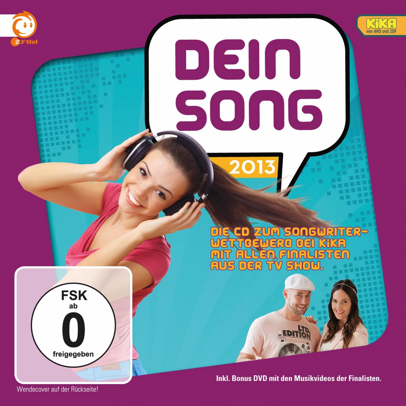 Mit “Dein Song 2013” präsentiert der Kinderkanal von ARD und ZDF zum fünften Mal die besten Nachwuchskomponisten Deutschlands