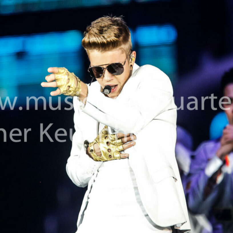 Justin Bieber bringt am 06. April 2013 die Lanxess Arena zum Beben
