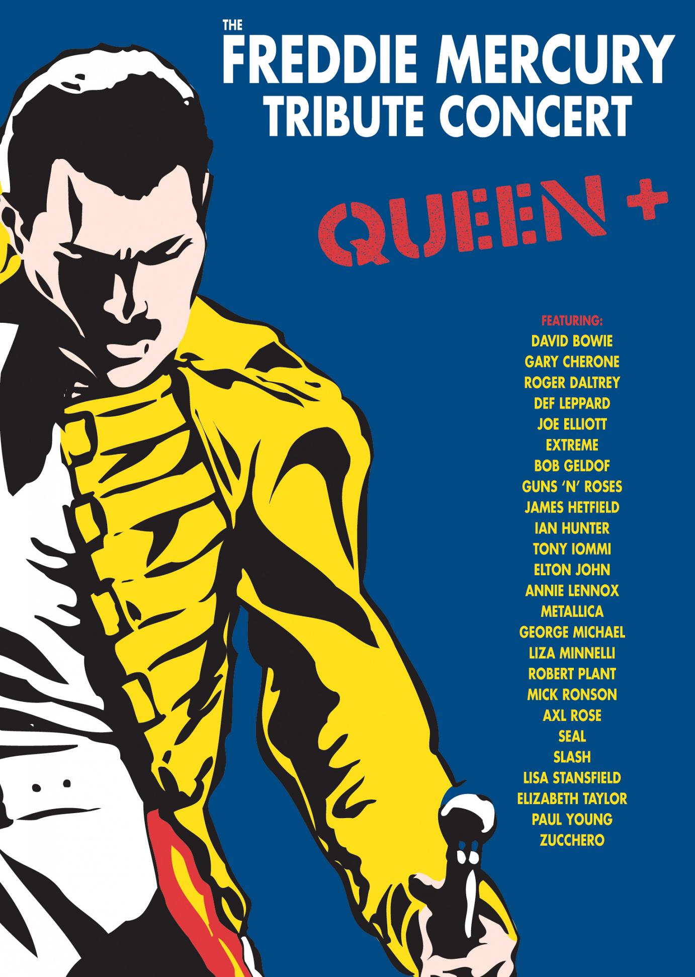 “The Freddie Mercury Tribute Concert” erstmals komplett in einer 3-DVD-Box!