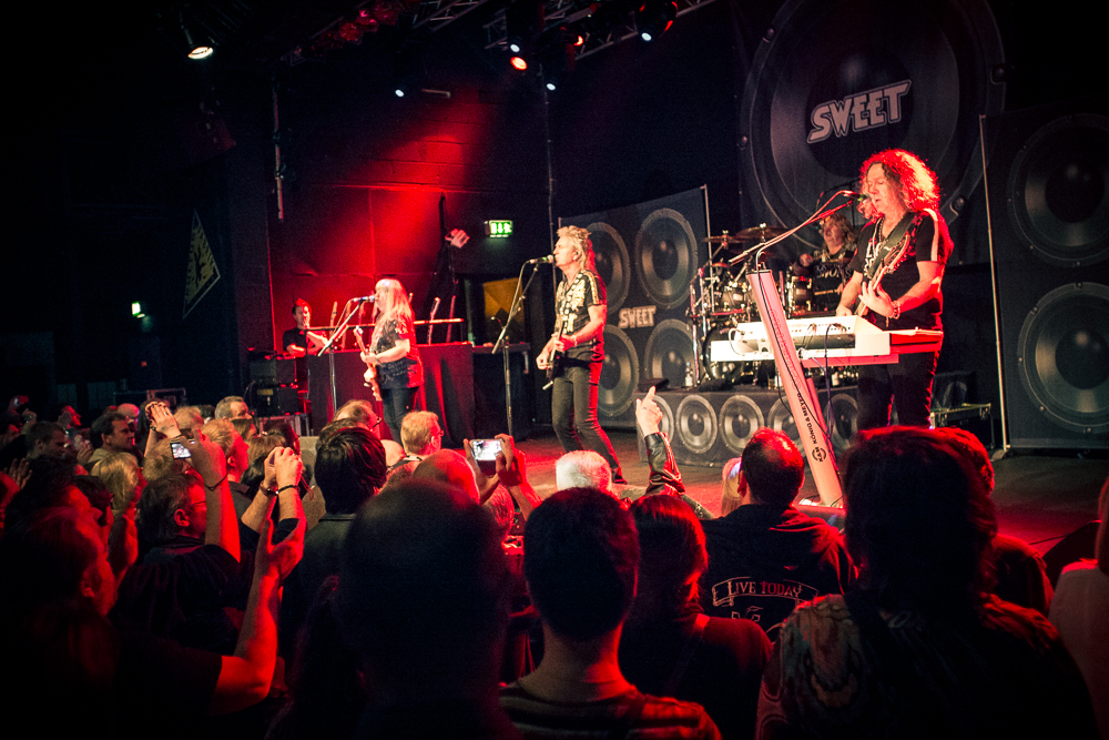Sweet live in der Kulturfabrik Krefeld am 05.04.2014