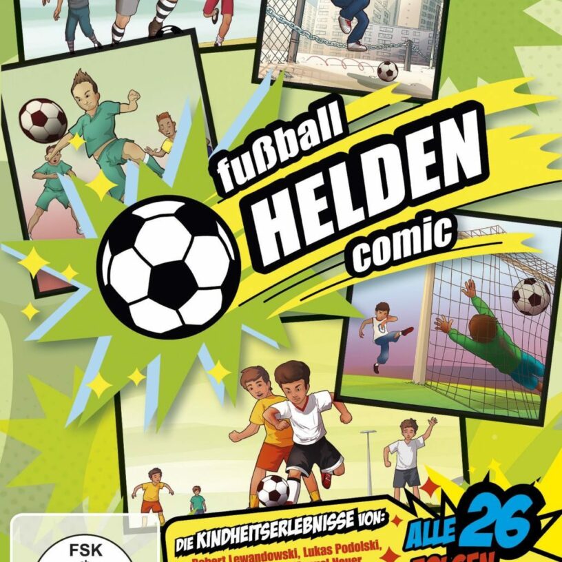 Fußball Helden Comic – jetzt auch auf DVD