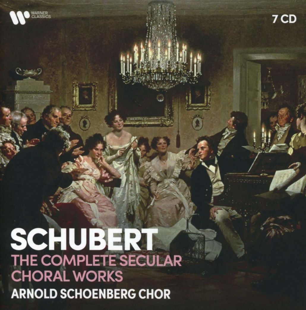 Franz Schubert: “The Complete Secular Choral Works” in einer Box mit 7 CDs
