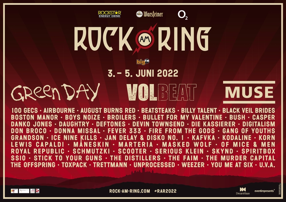ROCK AM RING: Dritter Mainstage Headliner sind MUSE