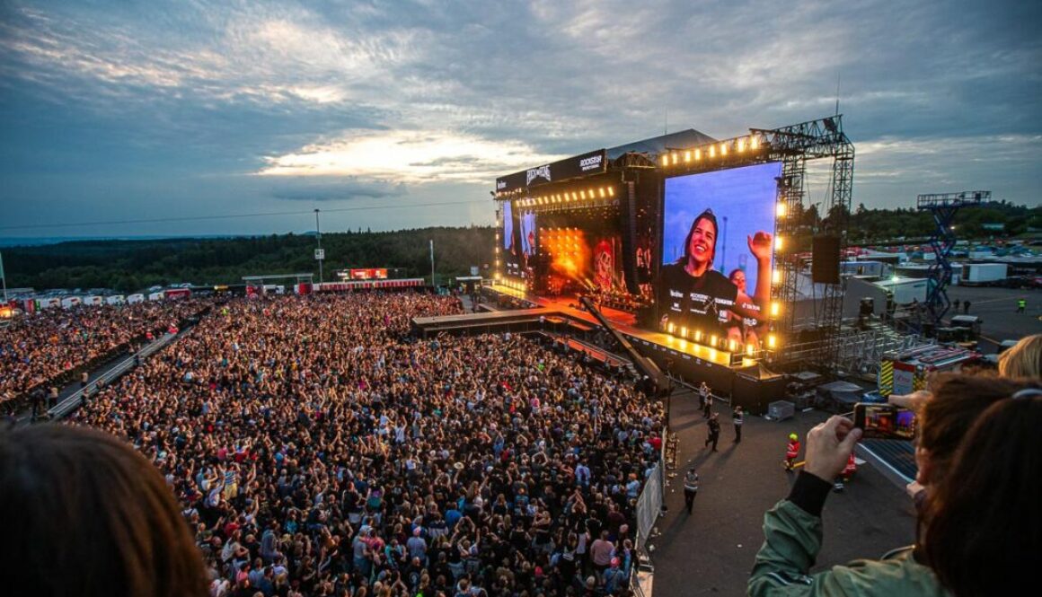 The Main Stage at day 1 of Rock am Ring Festival 2022 on 03. June 2022.