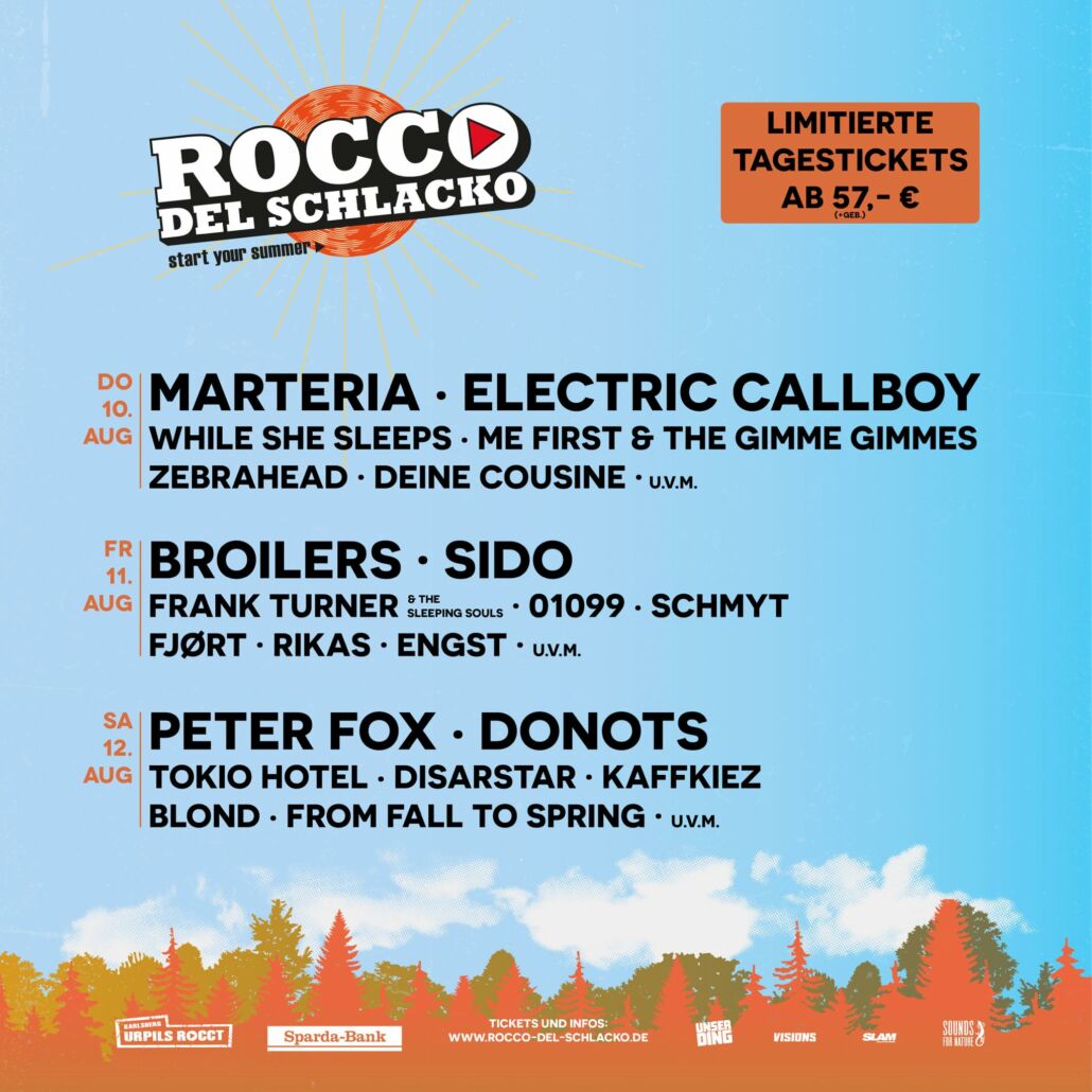 ROCCO DEL SCHLACKO 2023 – das Festival im Saarland