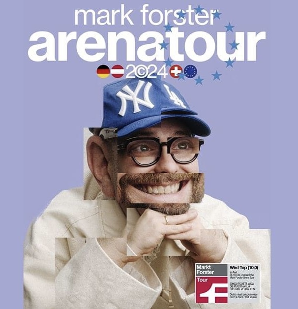 Die unglaubliche Mark Forster Arenatour Show 2024 in Luxemburg