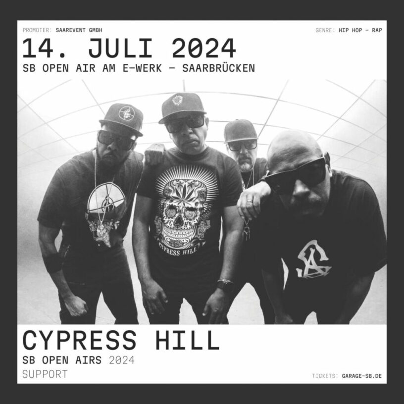 Open Air mit Cypress Hill am E-Werk Saarbrücken