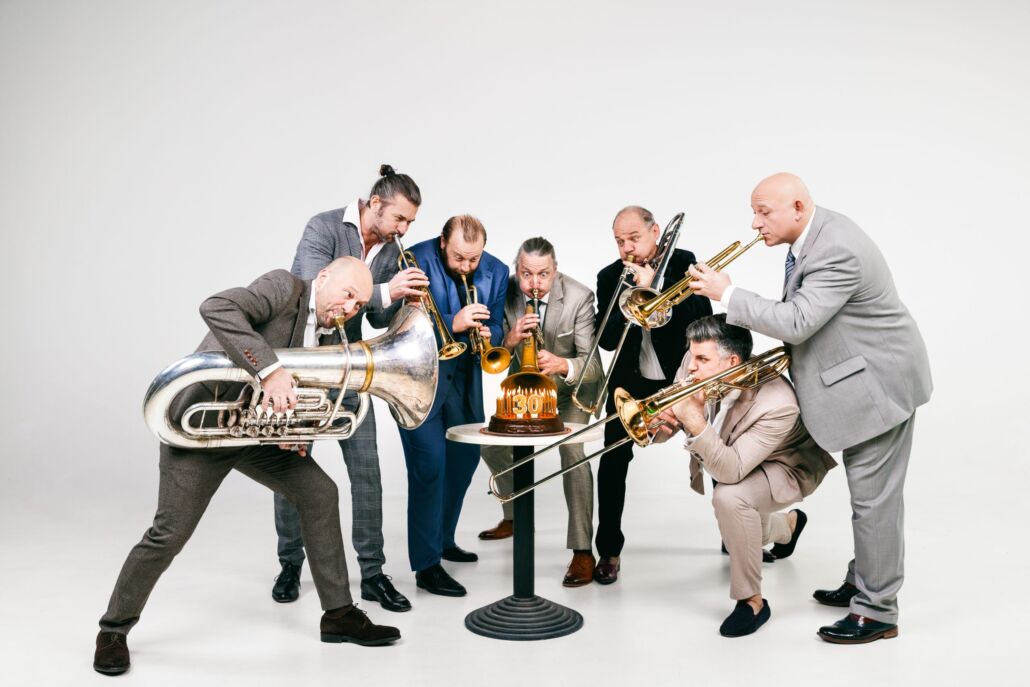 MNOZIL BRASS – Jubiläumsshow in der Gebläsehalle Neunkirchen, 29.4.2026