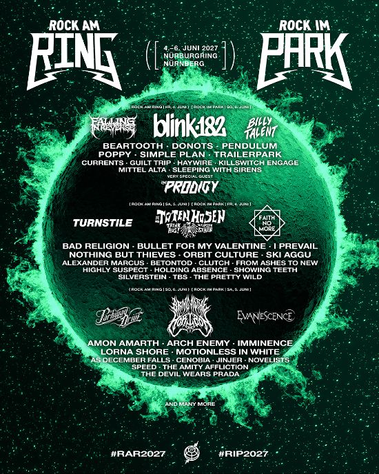 RAR 2027 Rock am Ring und Rock im Park bestätigen 24 weitere Acts für 2027